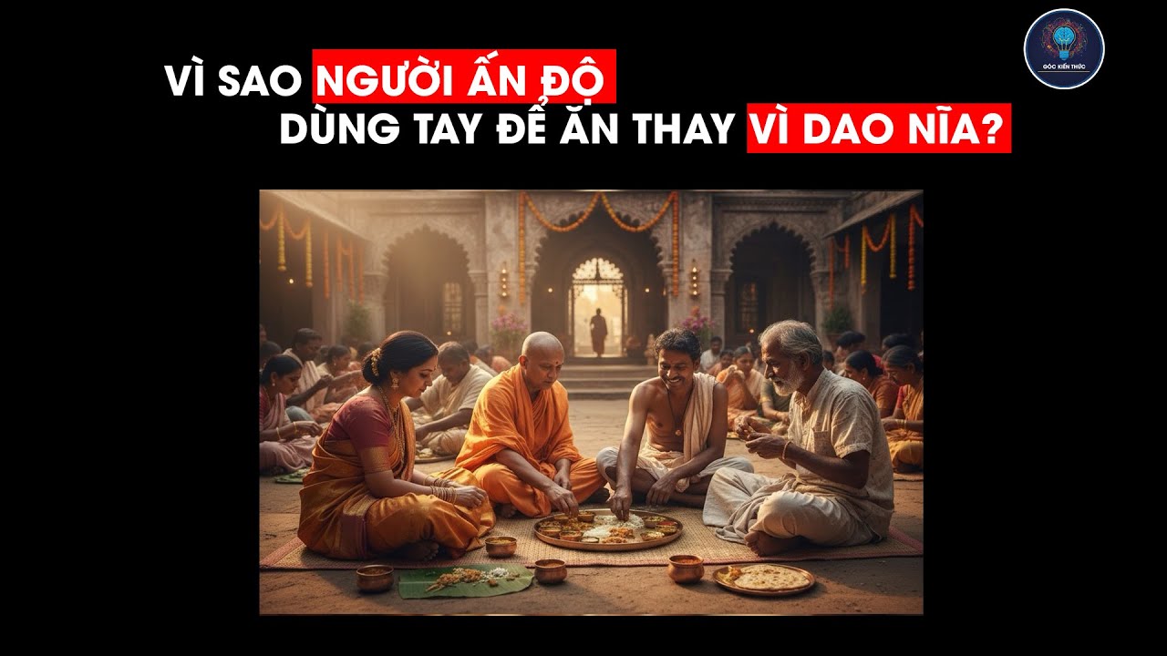 Vì sao người Ấn Độ dùng tay để ăn thay vì dao nĩa? GÓC KIẾN THỨC