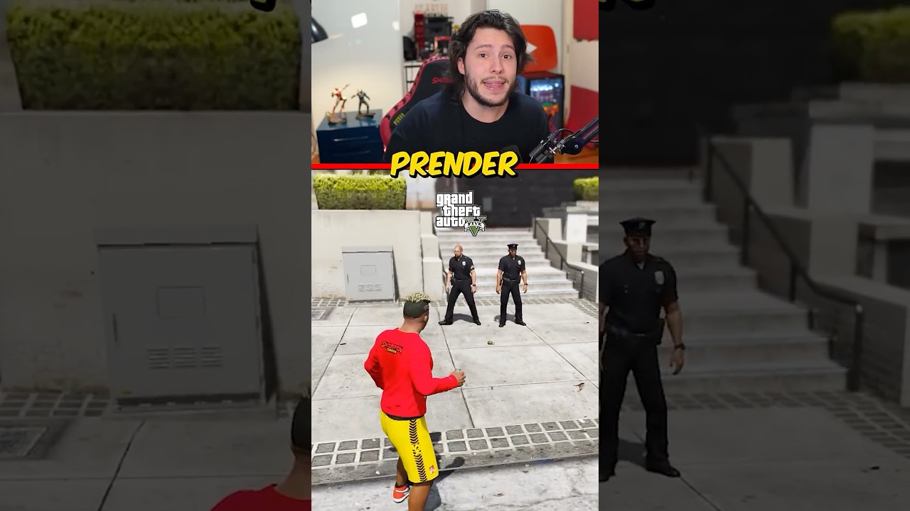 ISSO ACONTECE se TACAR UMA GRANADA no POLICIAL EM CADA GTA!