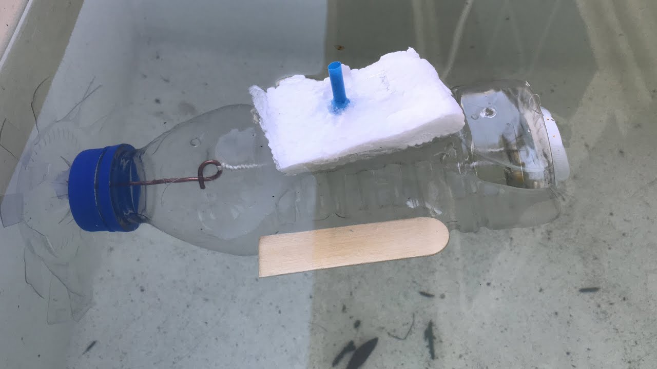 How to make a plastic bottle submarine YouTube