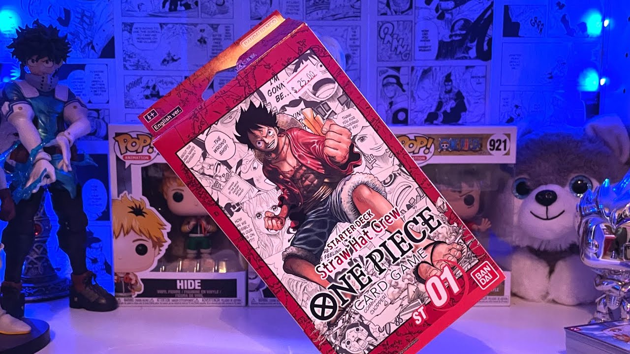 One Piece Structure Deck Opening (Straw Hat Crew) Luffy Deck YouTube
