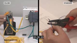 IO-Link vs. Standard Sensor Installation Time