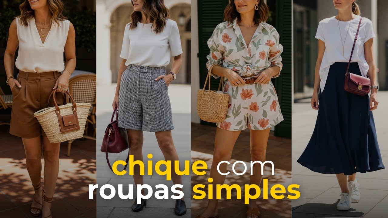 11 Looks Com Roupas SIMPLES Que Parecem CARAS – Para Mulheres 50+