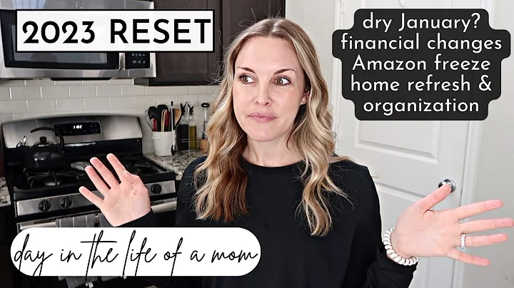 Day in the Life of a Mom: 2023 Reset | Financial changes, home refresh & organization, Amazon freeze