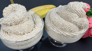 Creamy banana dessert in 5 minutes! No SUGAR, no flour! Everyone is looking for this recipe!