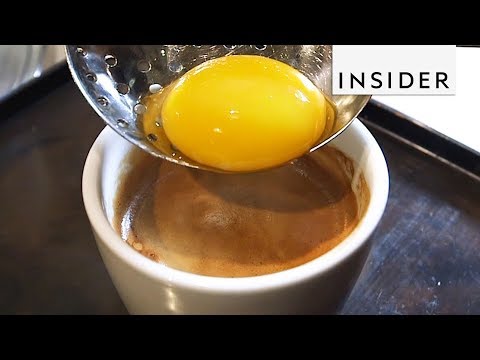 We Tried Egg Yolk Coffee