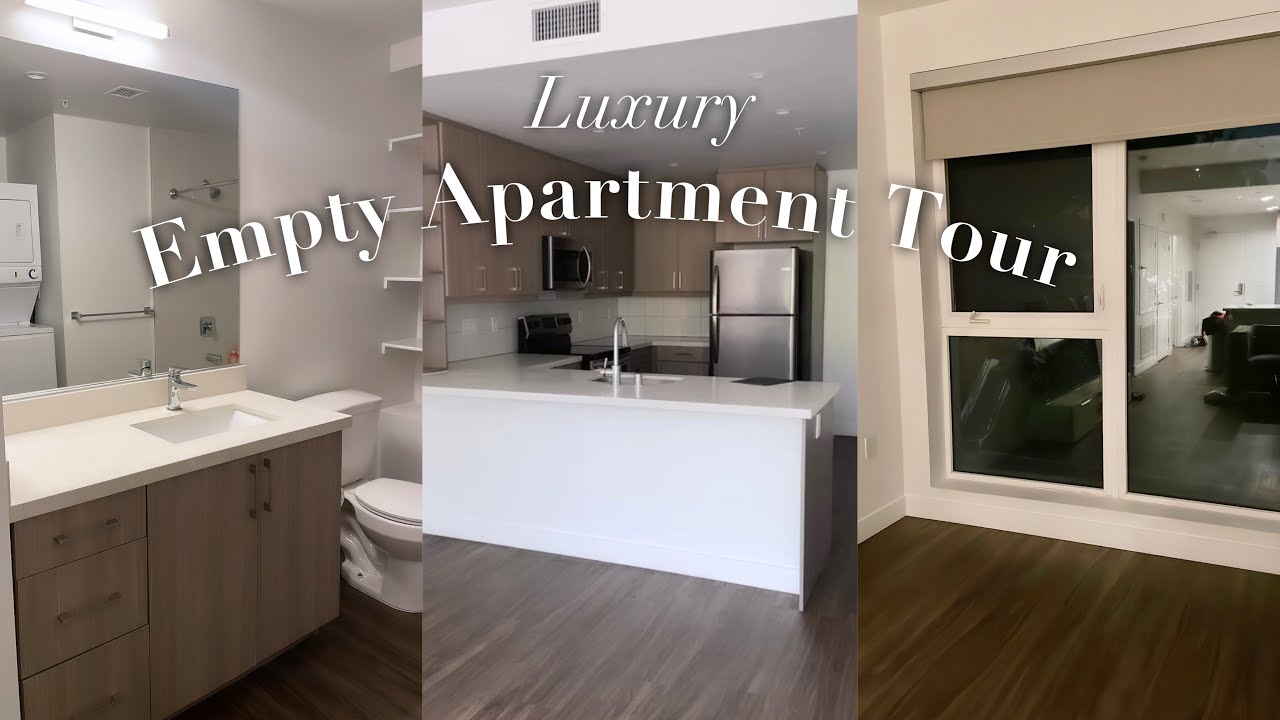 Moved Into My First LUXURY APARTMENT Empty Apartment Tour YouTube