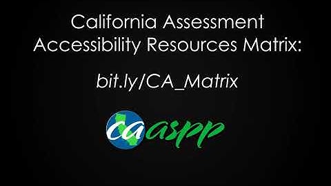 CA Accessibility Resources: Spell Check