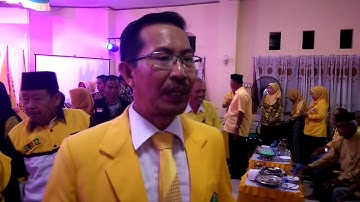 Resepsi Hut Partai Golkar, Ini kata Ketua Golkar Pinrang