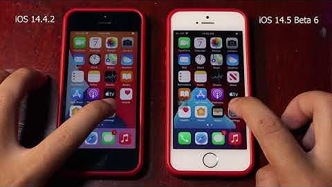 iOS 14.4.2 VS iOS 14.5 - iPhone SE SPEED TEST