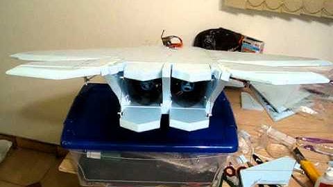 F-22 Raptor, Home build, twin 64mm EDF, 180 Thrust Vectoring
