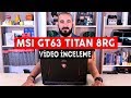 Vista previa del review en youtube del MSI GT63 Titan 8RG