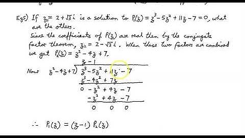 26 - Factorising Over The Complex Numbers