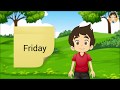 Learn the Weekdays in English for kids - تعلم أيام الأسبوع بالإنجليزية للأطفال