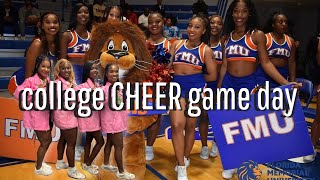 college CHEER game day grwm + greek night (HBCU edition) *FMU*