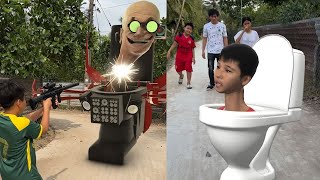 Top funny Skibidi toilet got Over 10M views #shorts Of TiTan Dinosaur #skibiditoilet