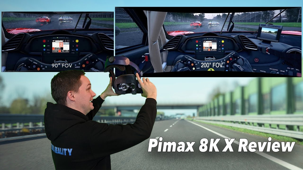 nogle få sikring udvide Large FOV with sharp 4K displays - How good is the Pimax Vision 8K X VR VR  headset? My review! - YouTube