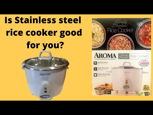 Aroma 14-Cup Simply Stainless Rice Cooker