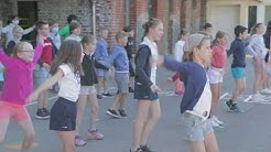Flashmob Ecole Notre-Dame enclos Saint-Omer