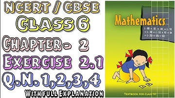 Whole Numbers | Class 6 Exercise 2.1 | Introduction |Question 1,2,3,4 | NCERT | @mdsirmaths