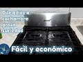 Dile adiós al cochambre, grasa y suciedad - Fácil y económico - Limpia tu estufa gastando poco