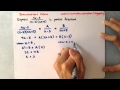 Partial Fractions - Type 1