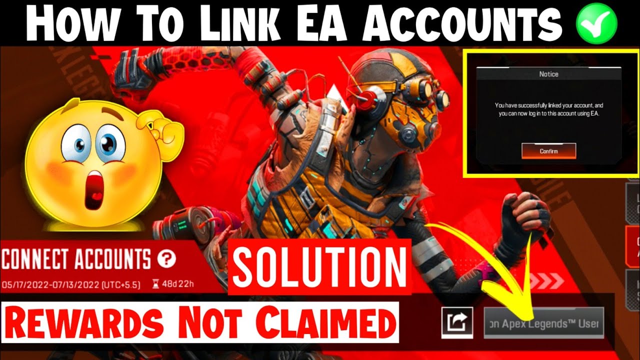 How To Link EA Accounts in Apex Legends Mobile Tamil, How Get Linking ...
