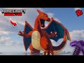 How i built a massive charizard statue in minecraft hardcor