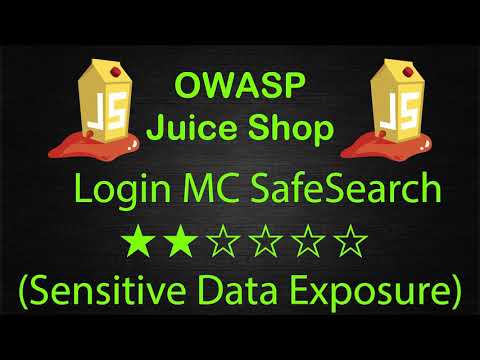 Login MC SafeSearch - Sensitive Data Exposure - OWASP Juice Shop - Walkthrough - Solution