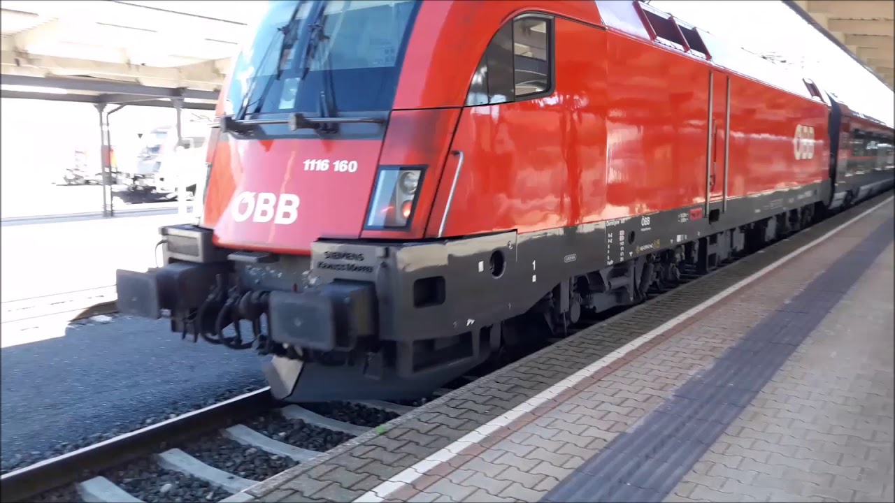 Züge in Villach Hbf am 09.10.2017 l RJ111 , RJ533 Ersatzug , ÖBB 1216