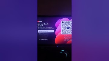 Sign in with your Google Account Smart LED TV Youtube Sign in with your phone problem