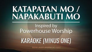 Katapatan Mo / Napakabuti Mo - Medley | Karaoke Minus One (Good Quality)
