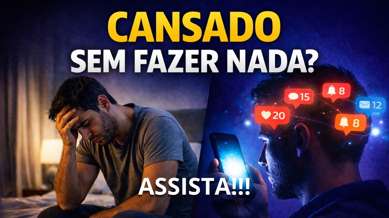 Por que Você Vive CANSADO Mesmo Sem Fazer NADA?