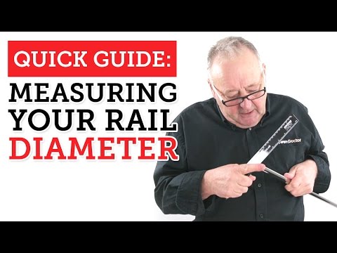 Quick Guide: How to measure your shower rail diameter accurately.