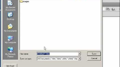 Step 2: Create a Web Page in Dreamweaver CS4