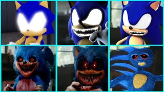 Sonic The Hedgehog Movie - DING DONG HIDE AND SEEK vs Sonic EXE Uh Meow All Designs Compilation 2 Resimi