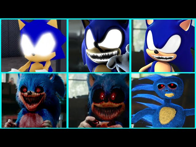 Sonic The Hedgehog Movie - DING DONG HIDE AND SEEK vs Sonic EXE Uh Meow All Designs Compilation 2 class=