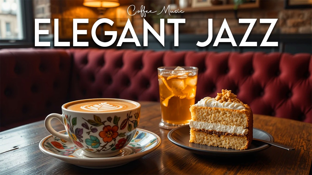 Elegant Jazz ☕ Relaxing Cafe Music for Studying, Working & Positive Vibes