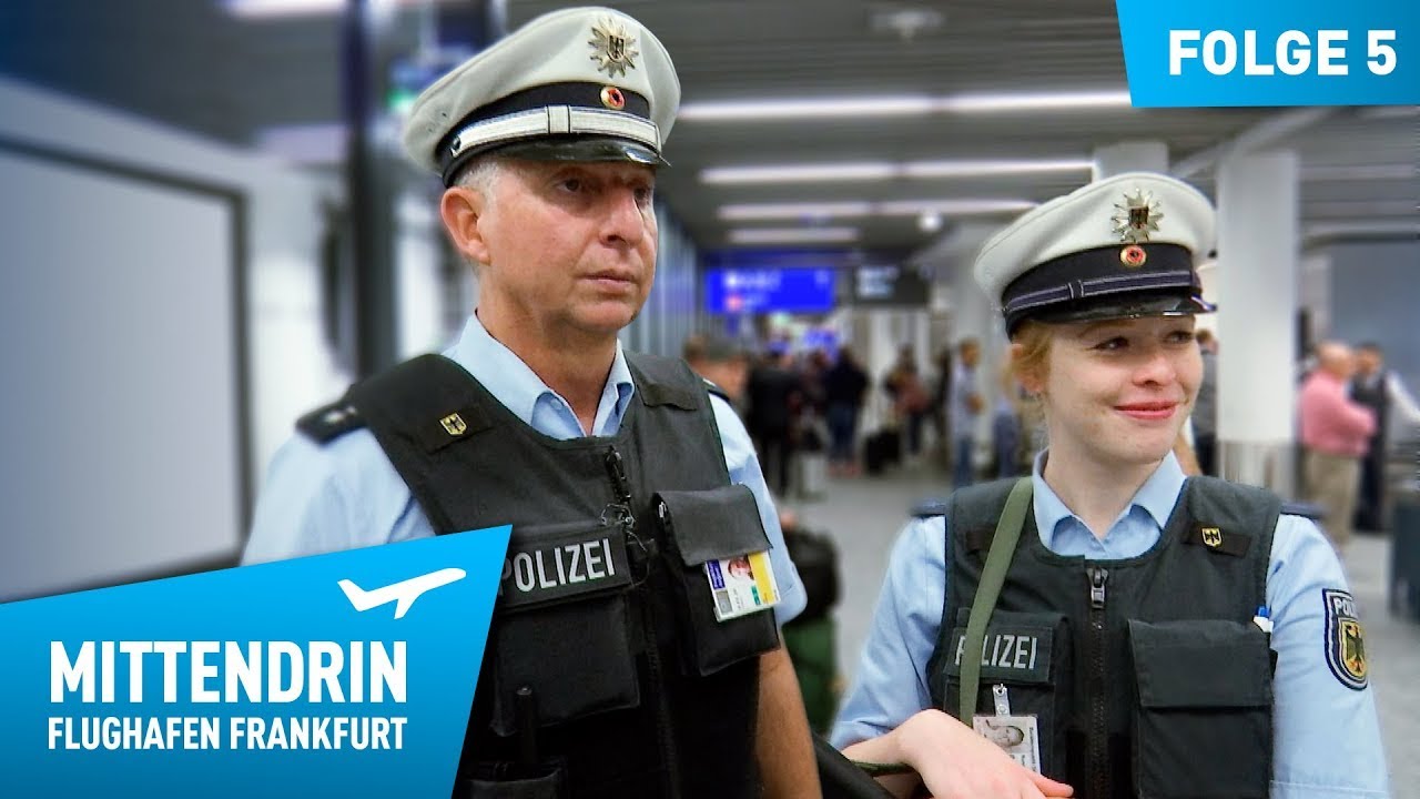 Deutschlands größte Polizeidienststelle (Teil 1) | Mittendrin - Flughafen Frankfurt (5)