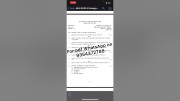 MLIE 101 HINDI MEDIUM SOLVED ASSIGNMENT 2022-23 FOR PDF WHATSAPP ON 9354372788