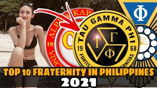 2021 - Top 10 FRATERNITY in Philippines