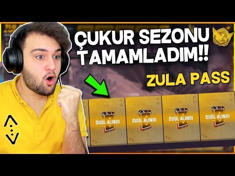 YENİ ÇUKUR SEZONU ZULA PASS 250 SEVİYE TAMAMLADIM!! EFSANE ÖDÜLLER ZULA