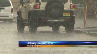 Yes, that was real rain dampening city