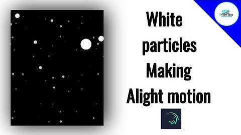 White particles template making alight motion | White particles alight motion tamil
