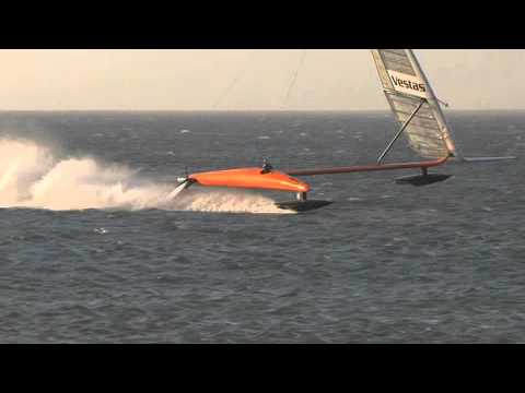 VESTAS Sailrocket 2. "The magic mile" world record*...