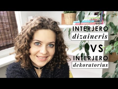 Video: Ką Veikia Interjero Dizaineris