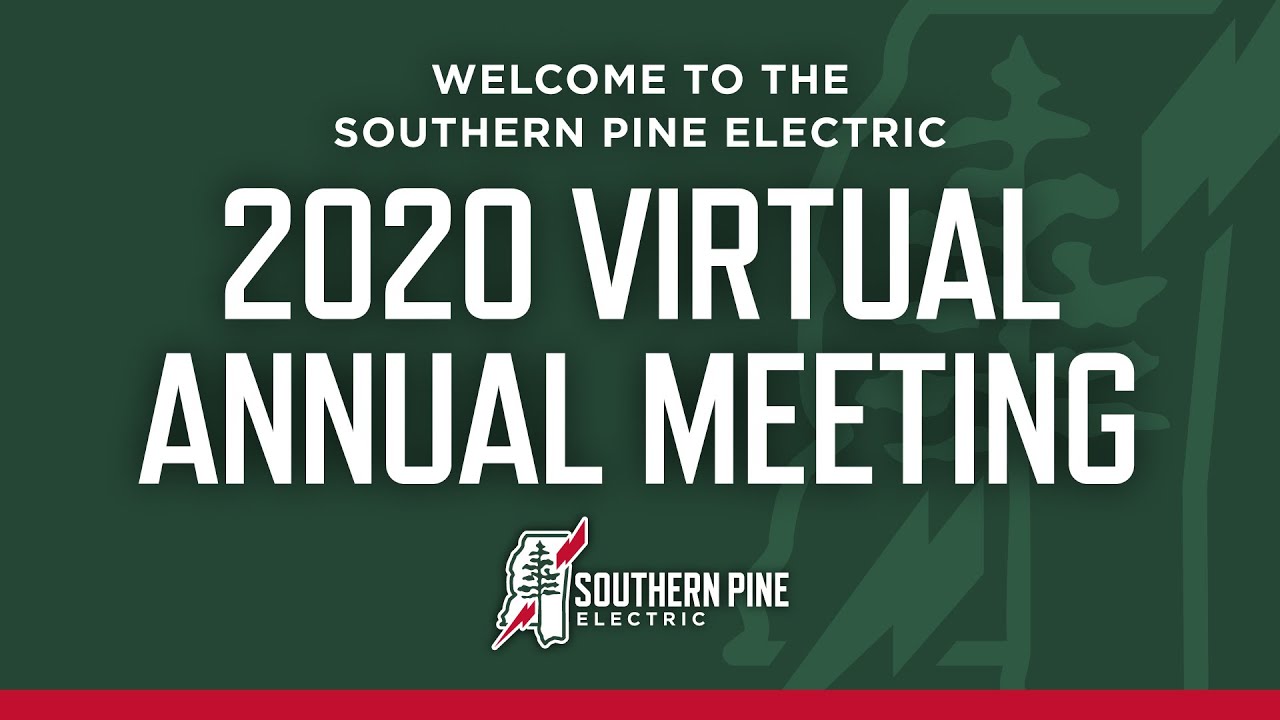Southern Pine Electric 2020 Annual Meeting YouTube