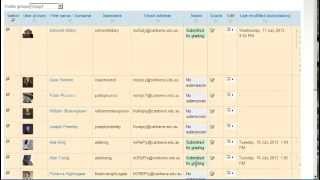 Moodle 2.3 offline marking workflow (part 1): bulk downloading submitted assignments & worksheet