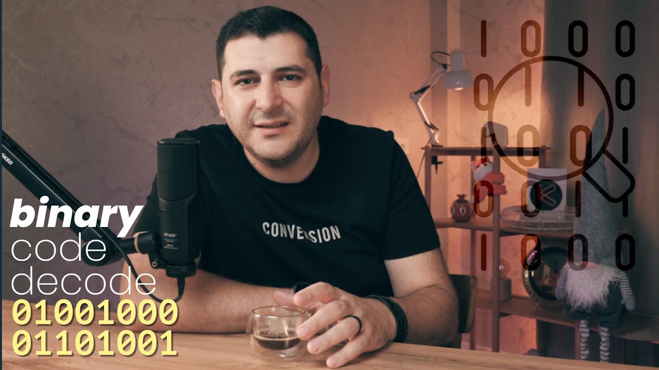 Binar kod ədəd və yazı təsviri | ikili kod sistemi| Binary code decoding | number & string #kody_az?>
