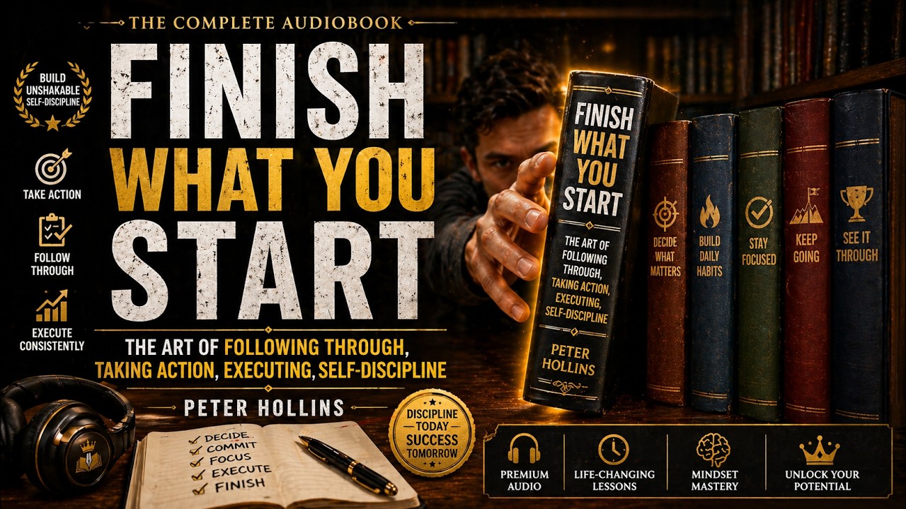 Finish What You Start (Book Summary) | Master Discipline & Focus - YouTube