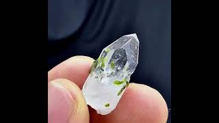 Video preview: Transparent Quartz with Epidote — Sichuan, China | Natural Mineral Specimen